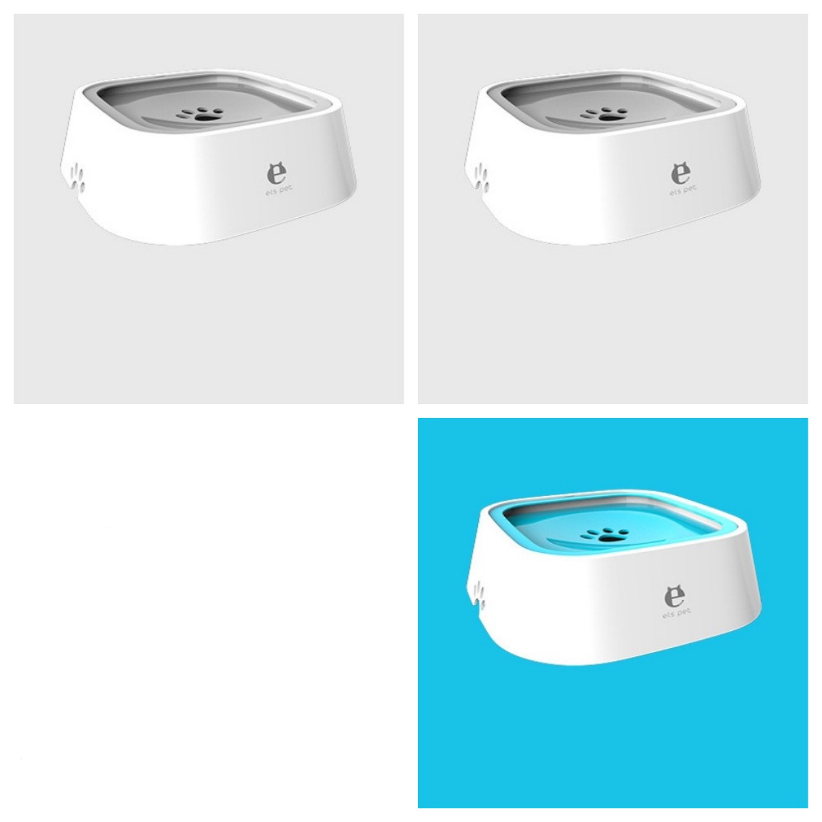 1.5L Water Bowl Floating Bowl Anti-Overflow Slow Water Feeder