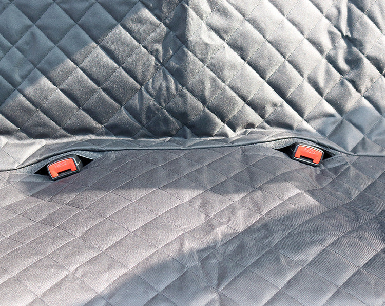 Dog Car Seat Cover Hammock Rear Back Seat Mat With Zipper And Pocket For Travel
