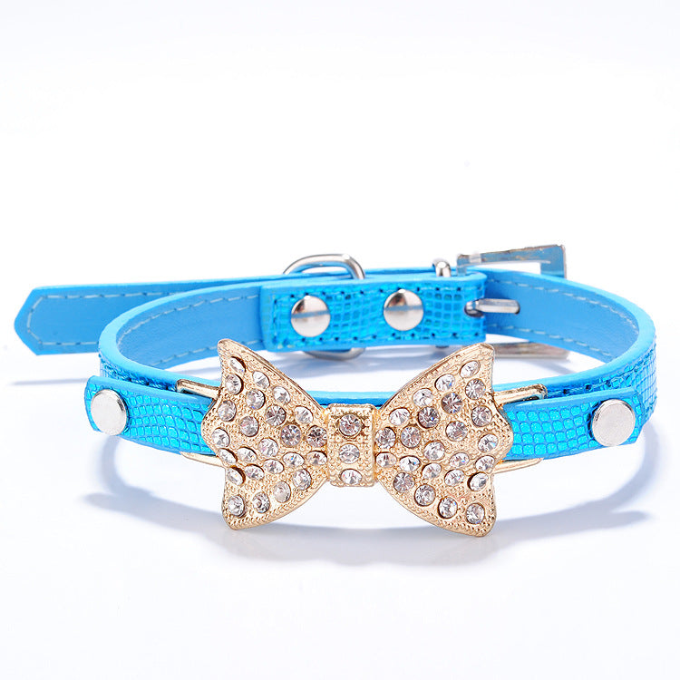 Bowknot Pet Collar Rhinestone for Dog