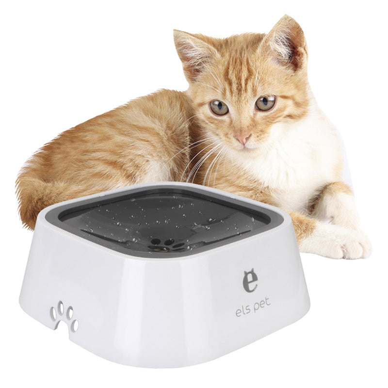 1.5L Water Bowl Floating Bowl Anti-Overflow Slow Water Feeder