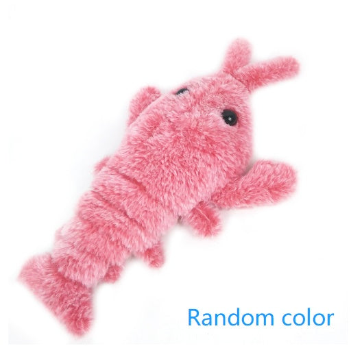 Cat Toys Electric Jumping Shrimp USB Charging Simulation Lobster