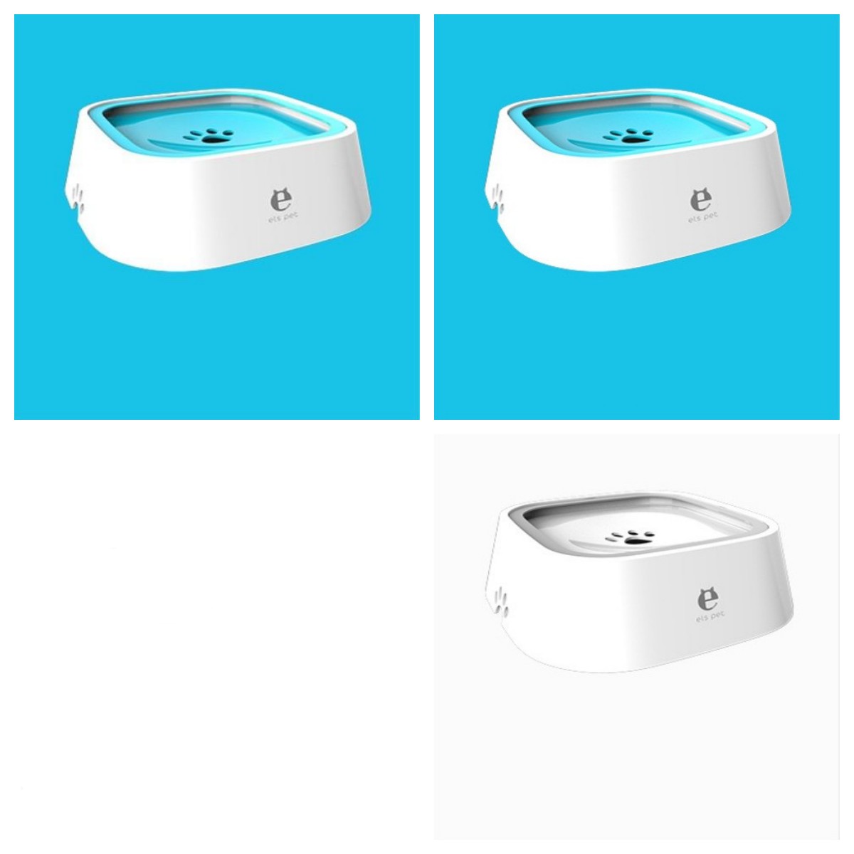 1.5L Water Bowl Floating Bowl Anti-Overflow Slow Water Feeder