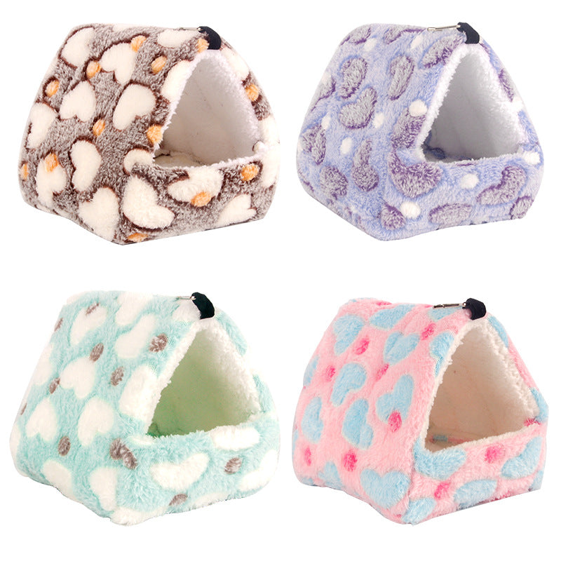 Hamster Sleeping Bag Cotton Pet Nest Warm Winter Thickened