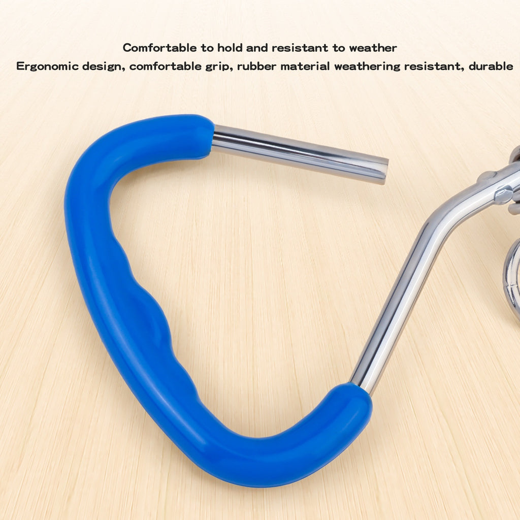 Chrome Bolt Dog Spiral Stake for Leash Outdoors