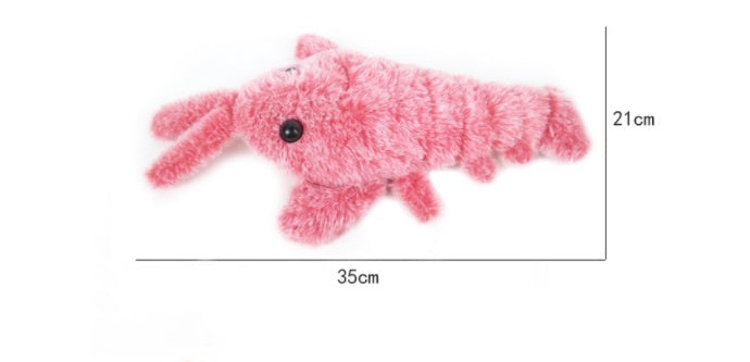 Cat Toys Electric Jumping Shrimp USB Charging Simulation Lobster