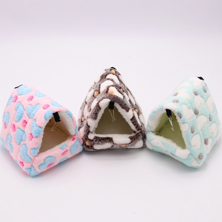 Hamster Sleeping Bag Cotton Pet Nest Warm Winter Thickened
