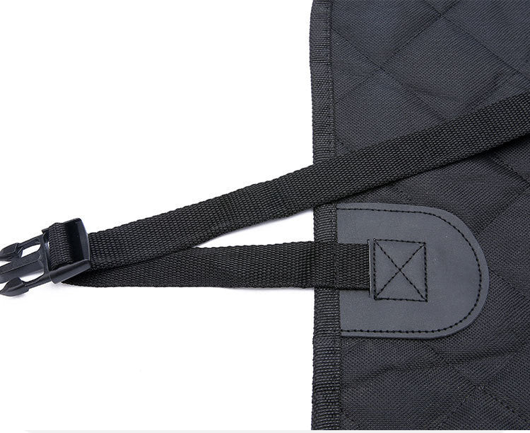 Dog Car Seat Cover Hammock Rear Back Seat Mat With Zipper And Pocket For Travel