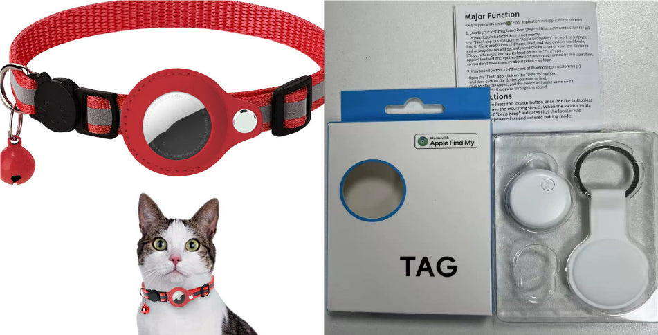 Reflective Collar Waterproof Holder Case For Airtag