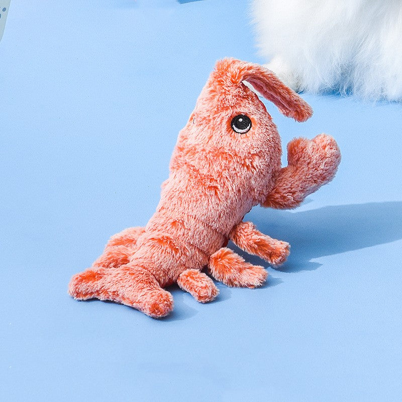 Cat Toys Electric Jumping Shrimp USB Charging Simulation Lobster