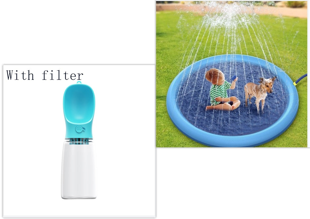 Water Toys Fun Backyard Fountain Play Mat