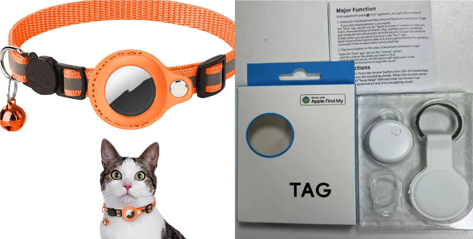 Reflective Collar Waterproof Holder Case For Airtag